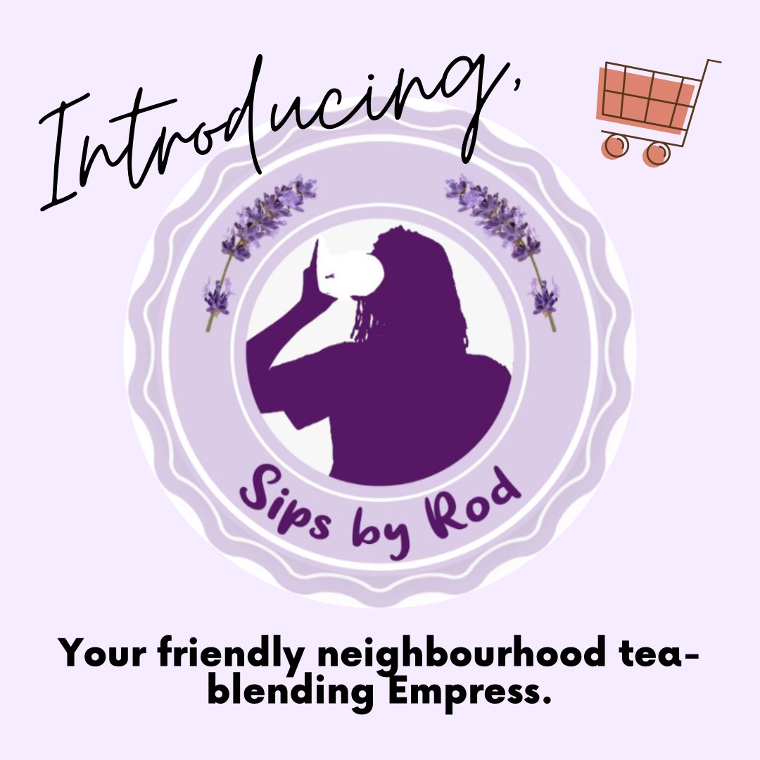 sipsbyrod's tweet photo. Good morning, good afternoon and good night everyone! It’s your friendly neighborhood tea-blending Empress here to tell you that I have started an organic loose leaf tea business. Check out the available blends now❤️ https://t.co/AkmJyW4X6O