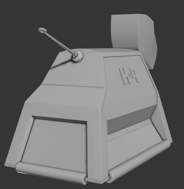 WIP of my next project, trying something a little different to a box this time.😅

#K9 #doctorwhoart #doctorwhofanart #DrWho #SJA #DavidTennant #SchoolReunion #3dsMax #3dmodeling