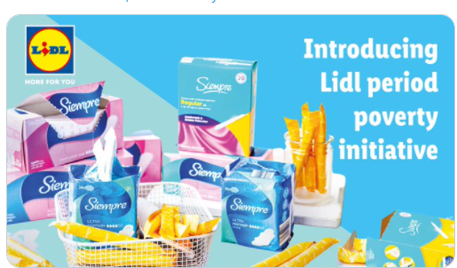 EDIMTU's tweet photo. @EDIMTU is are proudly supporting @lidlireland initiative #PeriodPovery
We are hoping to roll out a similar initiative in MTU in September, but we need a logo and name for our campaign.
Join our logo competition and use your flair to win &amp; help educate and break the #PeriodTaboo https://t.co/HJg4yecDNY
