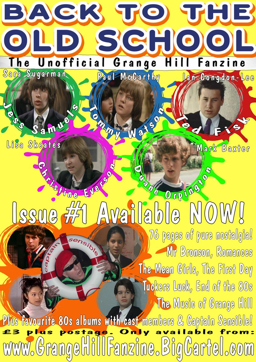 Grange Hill fanzine available now! Only from grangehillfanzine.bigcartel.com £3 plus postage! #GrangeHill #Fanzine @Alison_bettles @rickysimmonds @LeeLeetsp @hill_grange @Johnlukepickard @desmondaskew @mafouta @Gypsieblack @IL0VEthe80s @classic_kidstv