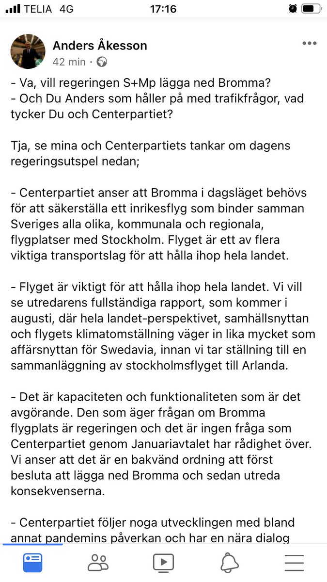 Centerpartiet tweet media