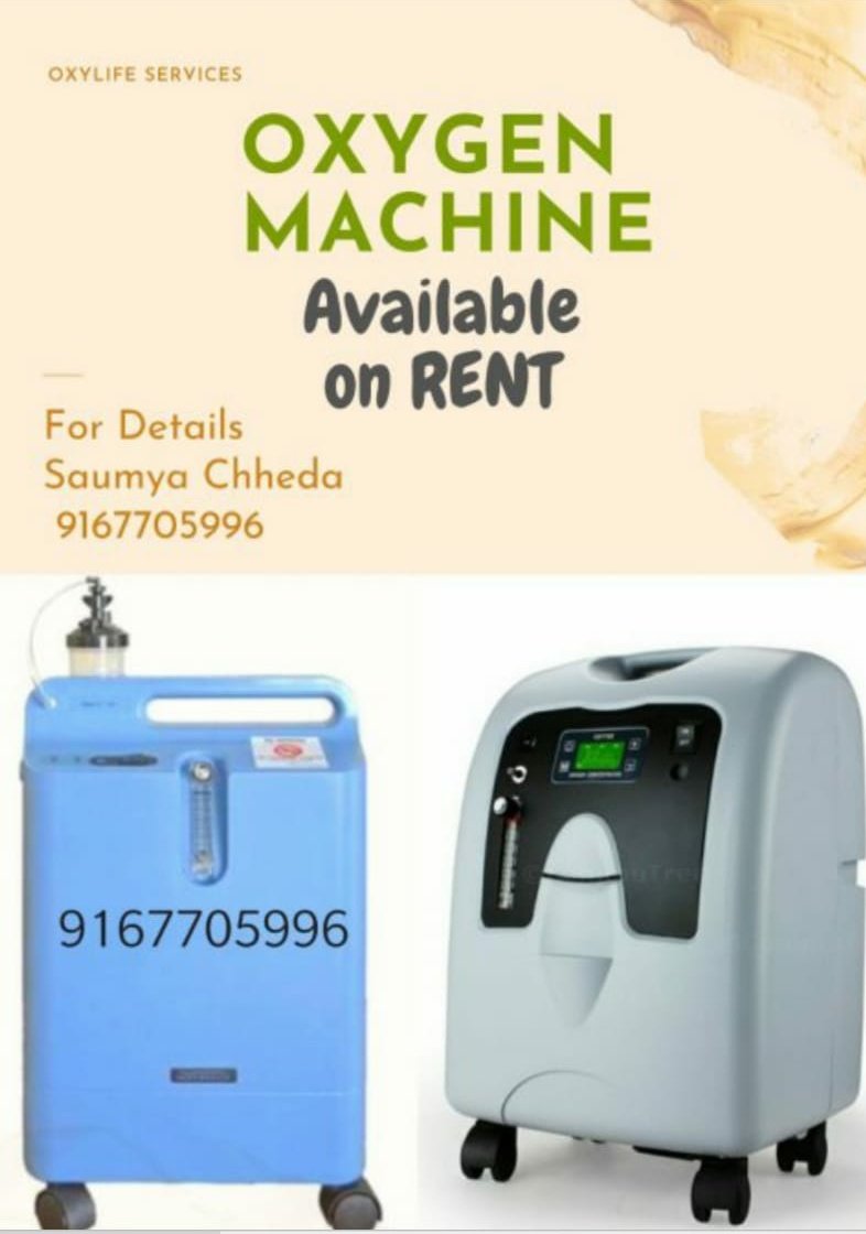 bhavya10chheda's tweet image. #oxygenmachine in Mumbai available.

@awwwnchal @sourabhsiso19