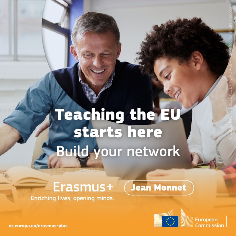 EUErasmusPlus's tweet photo. Teachers - is your school or VET provider interested in developing knowledge on EU policies?

The #JeanMonnet Action for networks offers funding to develop EU-focused partnerships with European peers and create a sustainable knowledge exchanging platform.

Find out more today!