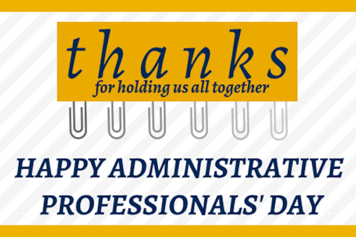 #HappyAdministrativeProfessionalsDay thanks for all you do to keep things running smoothly and efficiently! #administrativeprofessionals