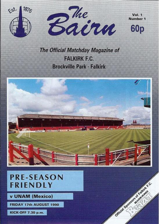 KM7Stand's tweet photo. 4- 17th Aug 1990

Falkirk’s preseason continues and the last friendly fixture featured a team from Mexico- @fcpumasunam. 

Falkirk took the lead through Derek McWilliams but lost 4-1.

(Elsewhere the iconic Channel 4 TV show ‘The Word’, aired for the first time that night) https://t.co/REalcKO0Cg
