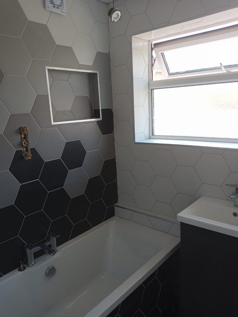 TheTilePlace1's tweet photo. What an amazing look, customer delighted!! https://t.co/5KDsuQnbl9