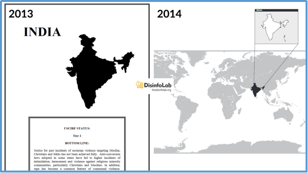 These lobbying efforts are very effective. In 2014 Report USCIRF changed India’s map, removing J&K, Ladakh and Arunanchal from India. In 2020 Report they had removed the map, but in 2021 Report, the disputed map is introduced again! (7/n)