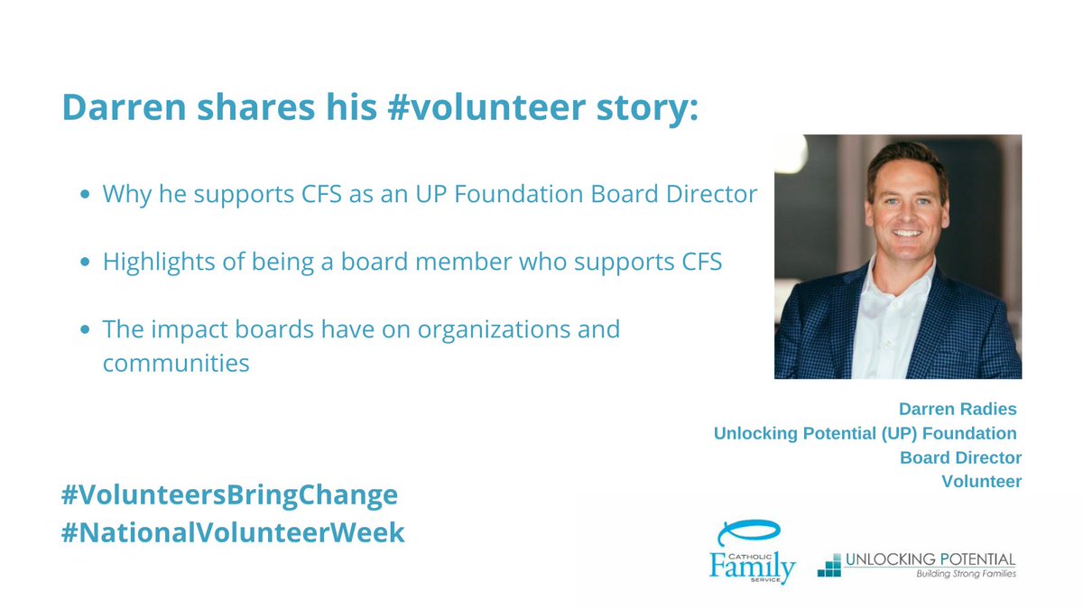 Why board #volunteers matter. Read Darren's story as a volunteer Board Director: cfs-ab.org/darren-radies-… <a href="/FairfieldWatson/">Fairfield Watson</a> #VolunteersBringChange #BuildingStrongFamilies #CommittedtoPeople #NationalVolunteerWeek