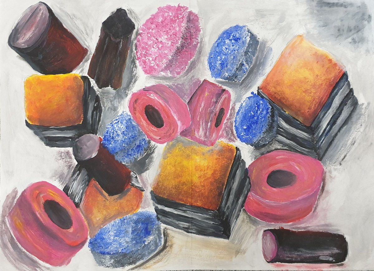 meganmartist's tweet photo. Fantastic artwork done in class by Yr 8 student Amelia Hill @LuttHigh https://t.co/OYmuqVmzCa