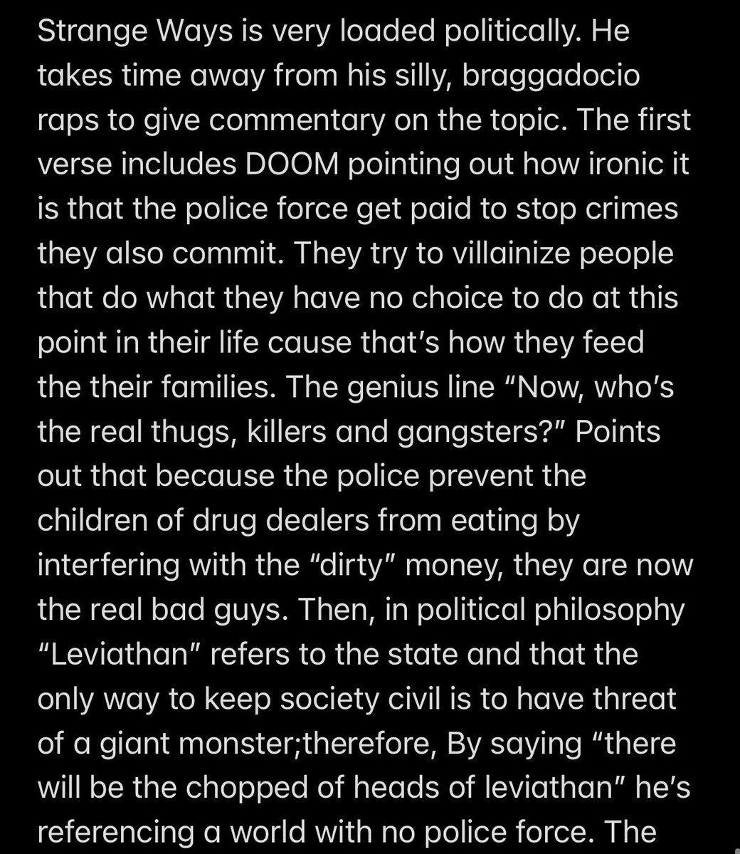 In Madvillainy, there is no story running through every track, but there are powerful themes. It is a continuation of MF DOOM’s villainous persona, but this time he has come together with another dangerous character in madlib.