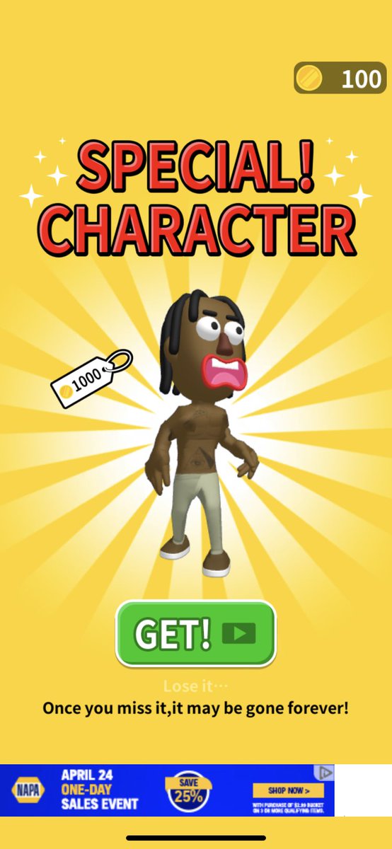 So I was playing a game and a window popped up offering to sell me a new character for $1000. Isn’t an image of a POC with a price tag next to them kinda racist?#RacismIsNotComedy