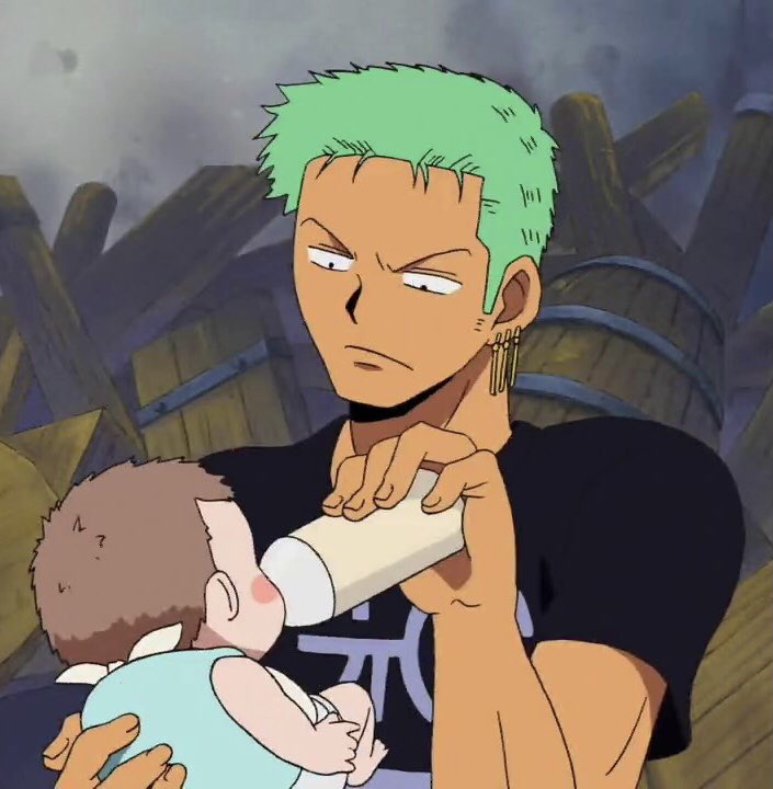 One Piece X - I rapaz,Zoro pai de família. quem será a mãe