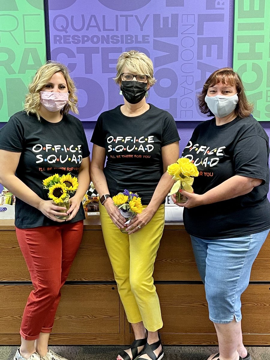 Today we celebrate our office squad! Thank you Jennifer Vicki and Courtney for always going above and beyond. 💚💜💚