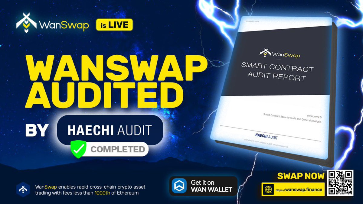 <a href="/CryptoFinally/">finally</a> Dual farming with <a href="/ZooFarming/">ZooKeeper - Old Account</a> partnership with <a href="/wanswap/">Wanswap, the Cross-chain AMM DEX</a>.

Both built on #WanChain. 

Audited by wanchain Dev and/or Haechi audit.

Just try once... and you will be addict to passive incomes.