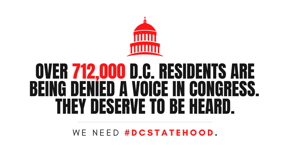 RepRobinKelly's tweet photo. Washington, D.C. residents pay more in federal taxes per capita than any other state. Its population is larger than two other states in the union, and its citizens have served in uniform in every American war since the Revolution. 

It's time for #DCStatehood https://t.co/wohHTUaKV7