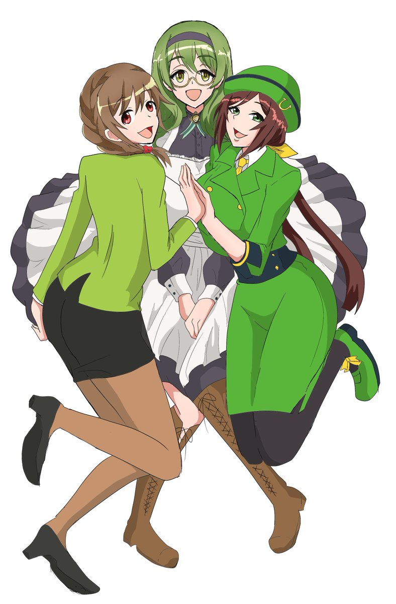 ウマ娘はじめました
この3人が緑の悪魔って呼ばれてるの笑う 