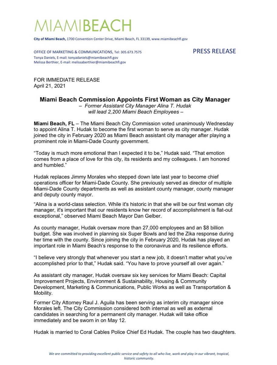 City of Miami Beach tweet media