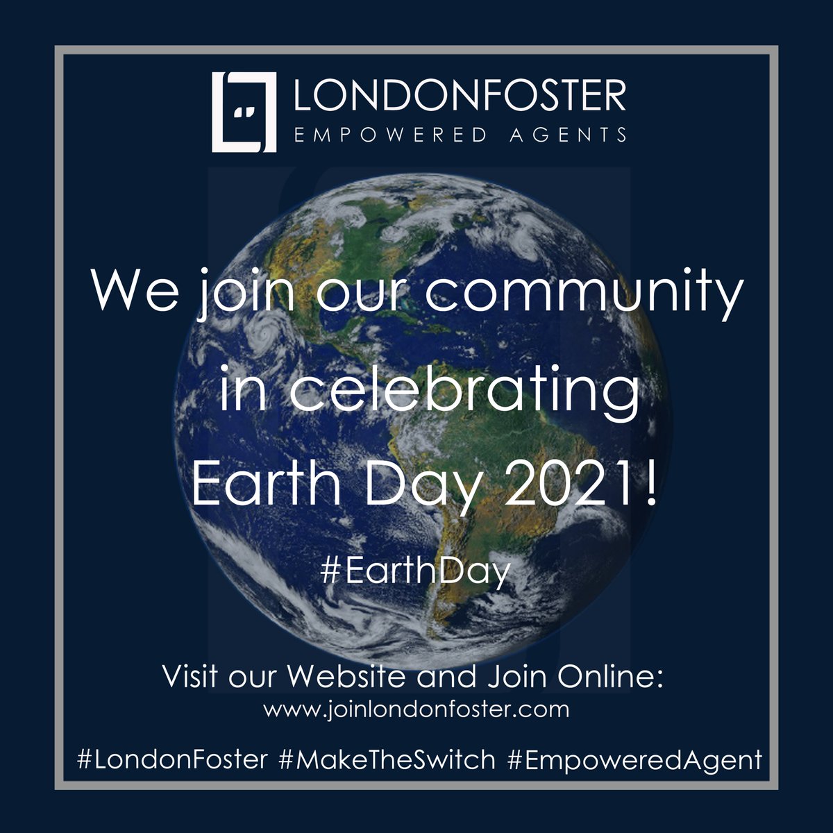londonfoster_'s tweet photo. We here at London Foster join our community in celebrating Earth Day 2021! Ready to Take Real Estate Seriously?
Visit our website and join online https://t.co/eZKOjI3OTf
#londonfoster #maketheswitch #empoweredagent #EarthDay2021 #EarthDayCelebration2021 https://t.co/ITqyBiVtkN
