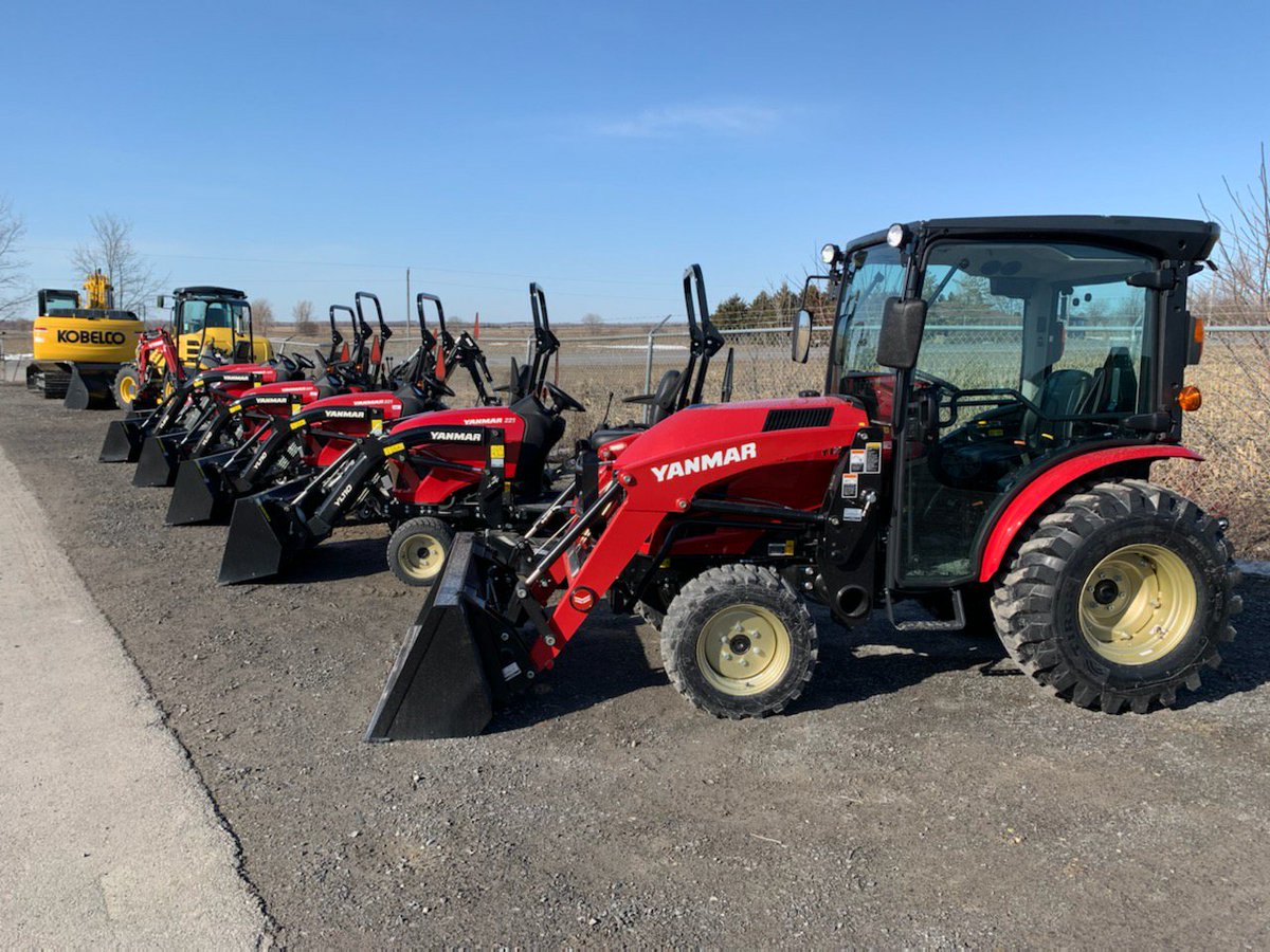 It’s time to scoop up a tractor for Spring! Our <a href="/YanmarAmerica/">YANMAR America</a> compact tractors are available at multiple #deltapowerequipment locations across Ontario &amp; we have mower decks too. Contact us about current pricing before they’re gone! #yanmartractors #ontag deltapower.ca