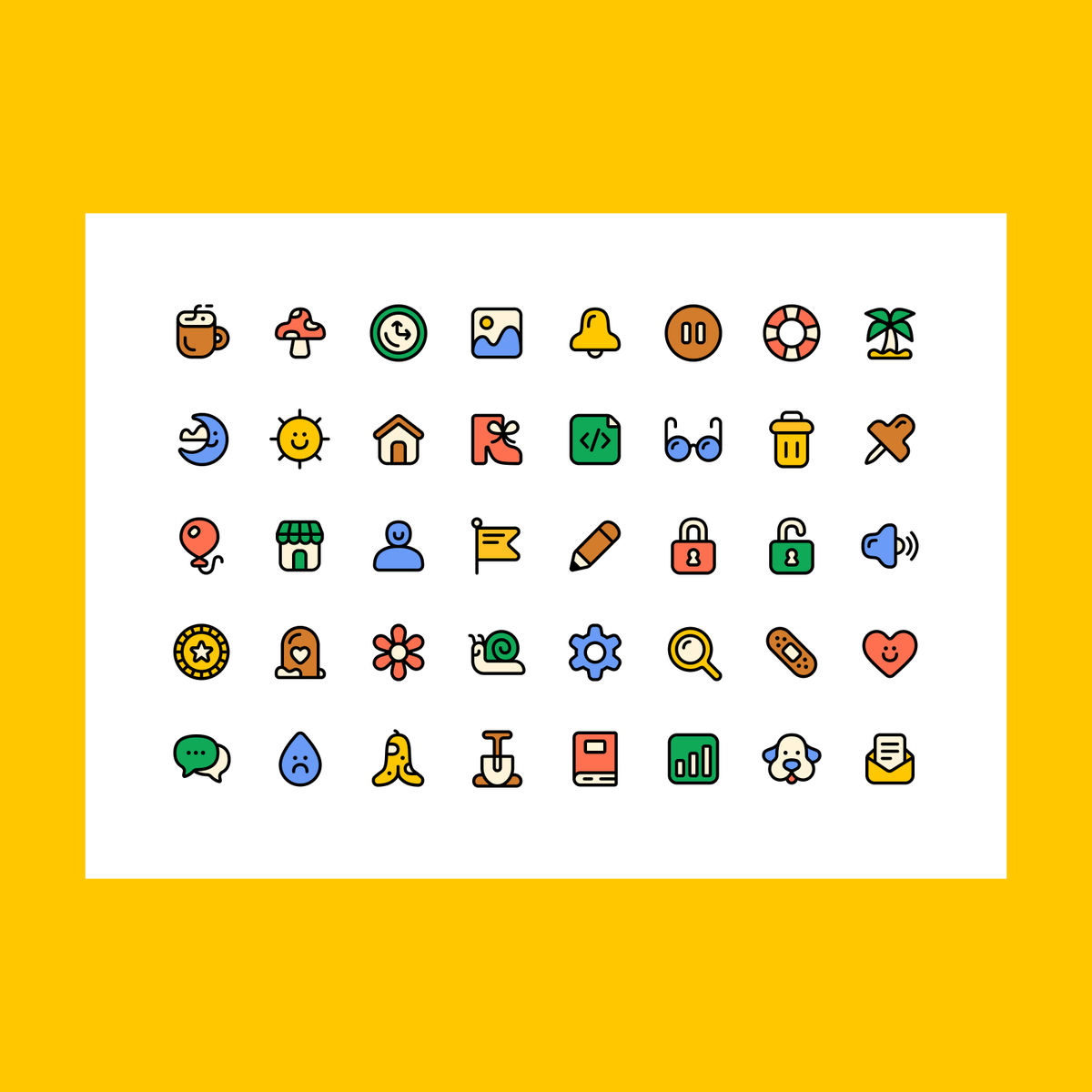 LauRARbee's tweet image. Let me introduce my newest children, Squishy Squashies! @figmadesign hired me to make these adorable icons for their new and brilliant FigJam! Very fitting that the first icon set I make IN Figma is FOR Figma! #config2021