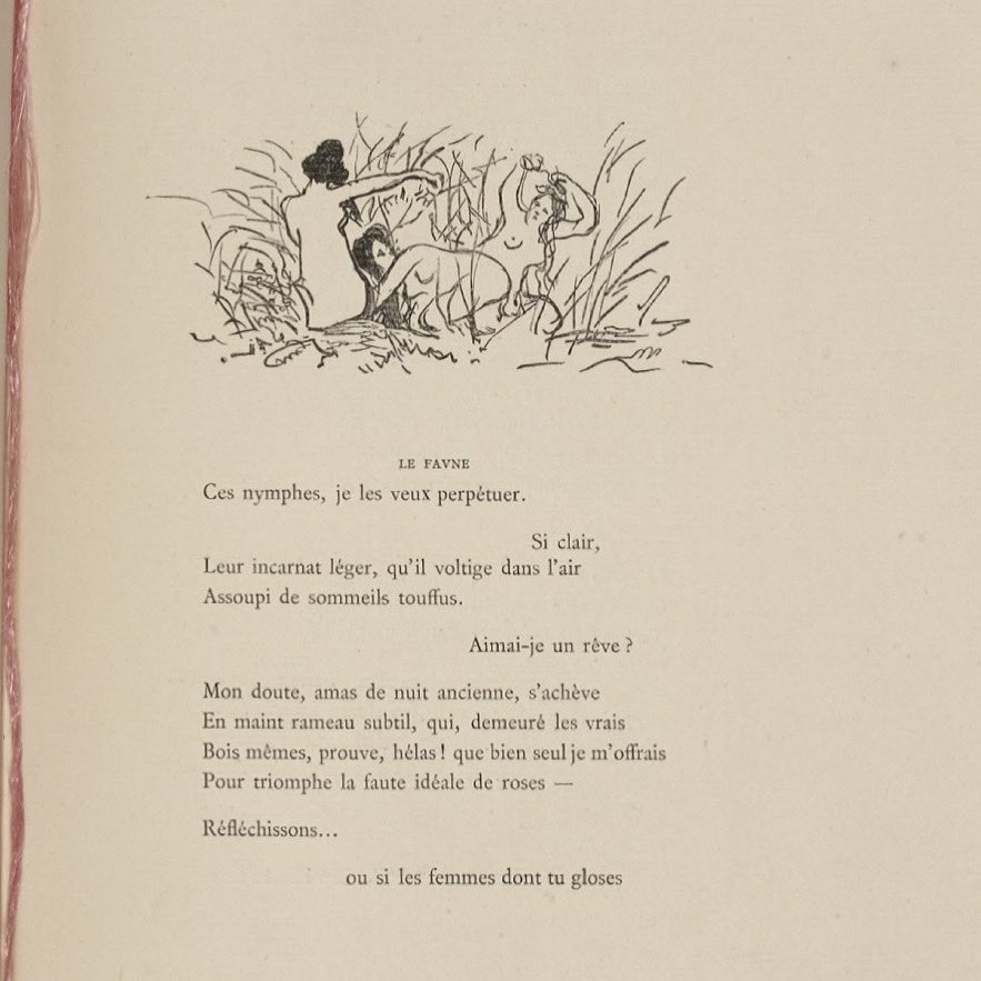 FeesetFemmes's tweet photo. Connaissez-vous le poète Stéphane Mallarmé ? ⭐️ 
Célèbre pour ses poèmes symbolistes, il entreprend aussi la conception d'œuvres collaboratives comme L’après-midi d’un Faune, en 1876, réalisé avec le peintre Edouard Manet. https://t.co/GyE6z5UOpl