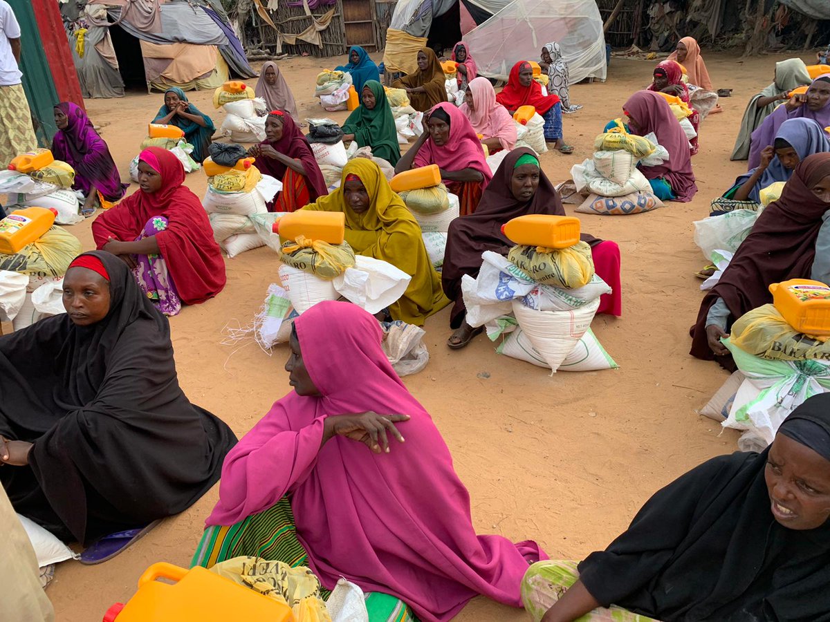 Our team has been striving to provide the food packs as swiftly as possible. May Allah reward them for their efforts and good intentions.