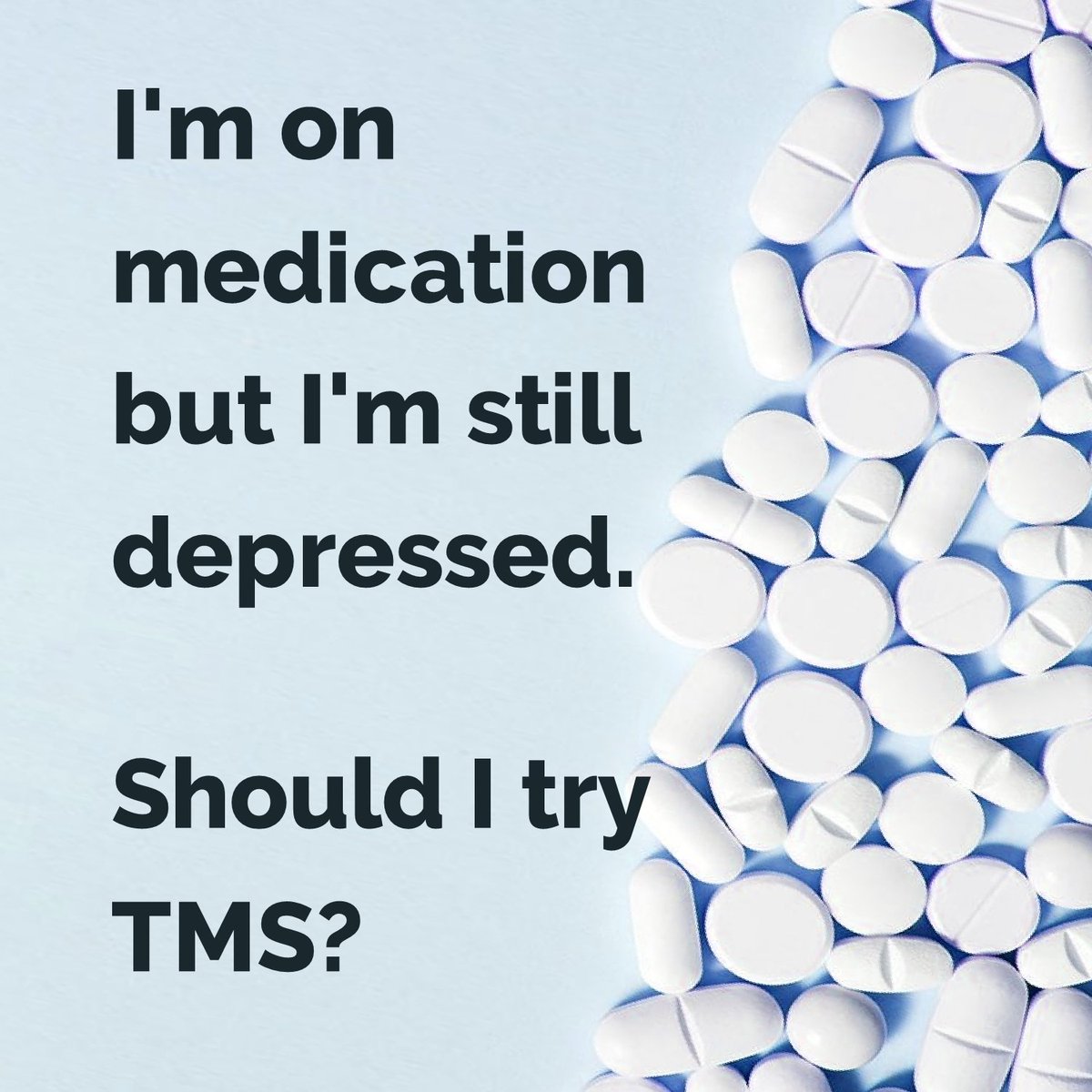 CompcareOhio's tweet image. #TMS Therapy is a non-invasive treatment option for #depression that pairs with current therapies. If you are already on medication or using talk therapy for depression, TMS is an option to try in addition for even better results.