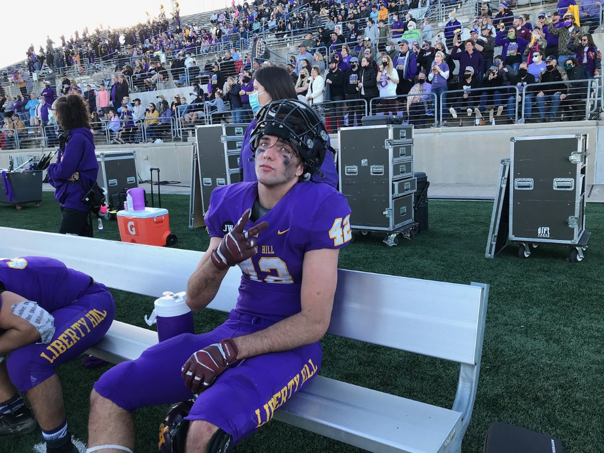Rickyprep's tweet image. One more honor for @LibertyHillHS RB @BlakeSi84711713 Blake Simpson, who rushed for more than 1,000 yards in five playoff games in the fall. Will start for the West team in Blue-Grey All-American Bowl May 17 at @ATTStadium @statesman #centexpreps