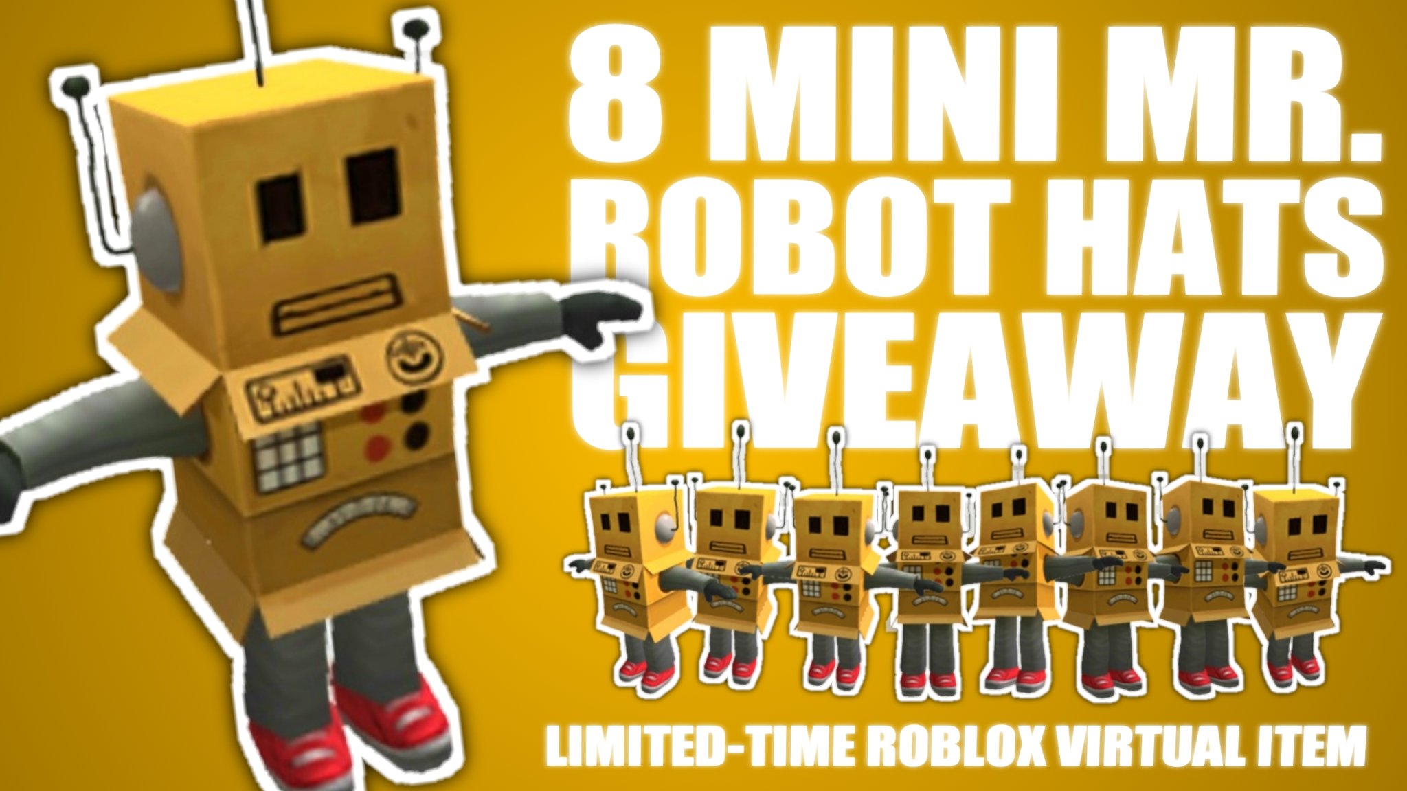 Rich On Twitter 8 Mini Mr Robots Giveaway To Enter Follow Me Richdrawz Like And Retweet This Tweet Tag A Friend Ends On The 1st Of May - roblox mr robot wallpaper