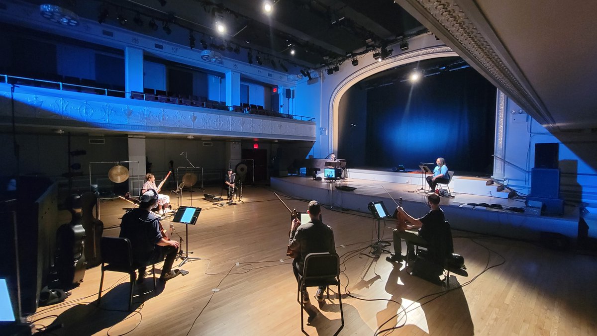 Join us TODAY at 5pm EDT for works by #AnthonyBraxton and the world premiere of <a href="/bergrun_______/">Bergrún Snæbjörnsdóttir</a>'s “Ecognosis” LIVE from <a href="/Roulette_NYC/">Roulette</a>! Tune-in at vimeo.com/528397841 or on Facebook: facebook.com/events/1445702…. #DarkMusicDays