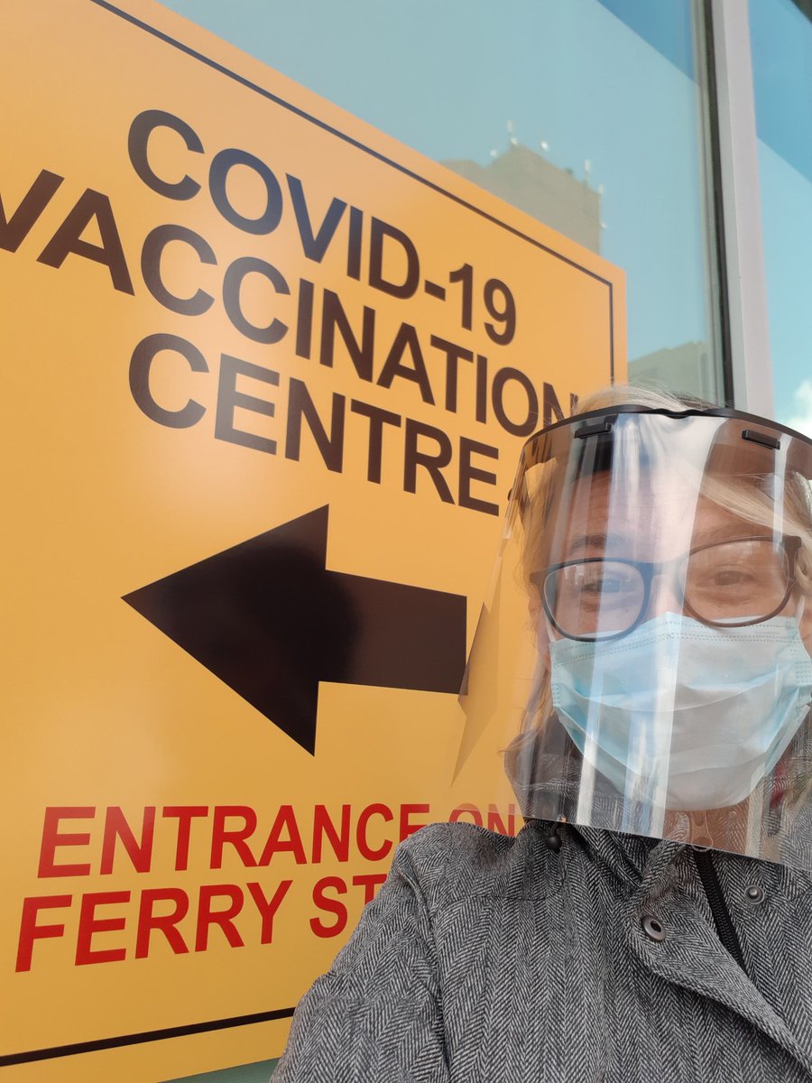 Done! No selfies here due to "hospital regulations" but it was quick and relatively painless.Now, it's time to go home & reboot for the sweet 5G upgrade... I can't wait for the increased connectivity!!!   #VaccinesInArmsNow, let's talk about why process is SO unbalanced...