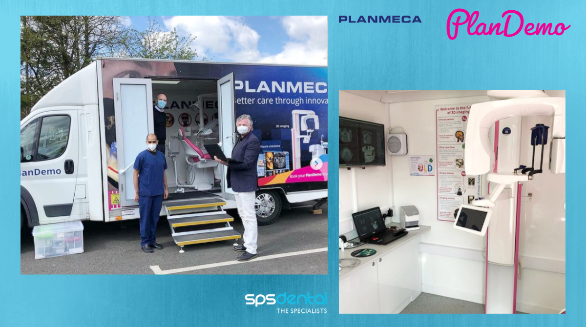spsdental's tweet image. SPS Dental &amp;amp; @PlanmecaUK in action last week with #plandemo 

- it's free and easy for dentists to book a demonstration of the latest digital equipment right outside their practice

Contact Us to arrange your visit from #plandemo!