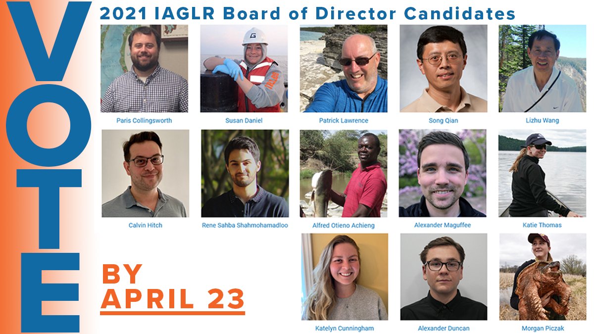 IAGLR members, cast your ballot for 2021 board! 7 positions open. Check today's reminder email for ballot. Vote by Friday, April 23. bit.ly/3xe1efX