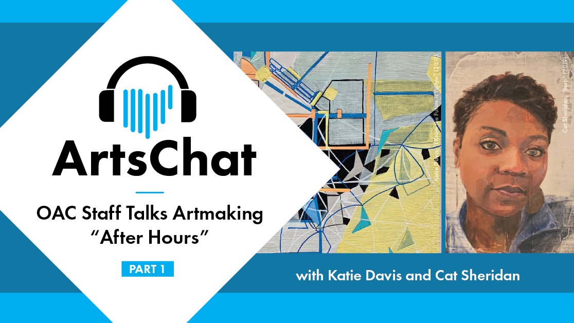 OhioArtsCouncil's tweet photo. Check out part one of our special #ArtsChat #Ohio series highlighting OAC employees’ artmaking and the Riffe Gallery's upcoming #AfterHours exhibition.
Take a listen: https://t.co/XdOusPg2Nb https://t.co/CLxK3TPe0d