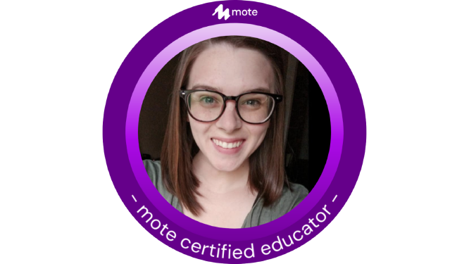 ChessonTaylor's tweet image. Officially a mote certified educator! I love the way this will add inclusivity and accessibility to the classrooms in Putnam County!  @justmoteHQ  #pcsstn #FutureReadyPCSS #moteCE