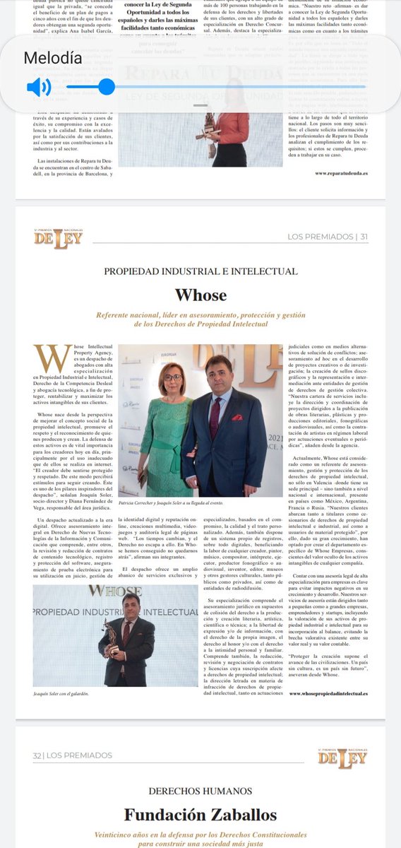 whose_ip's tweet image. Joaquín Soler y Patricia Correcher en la gala de los Premios Nacionales de Ley Siglo XXI