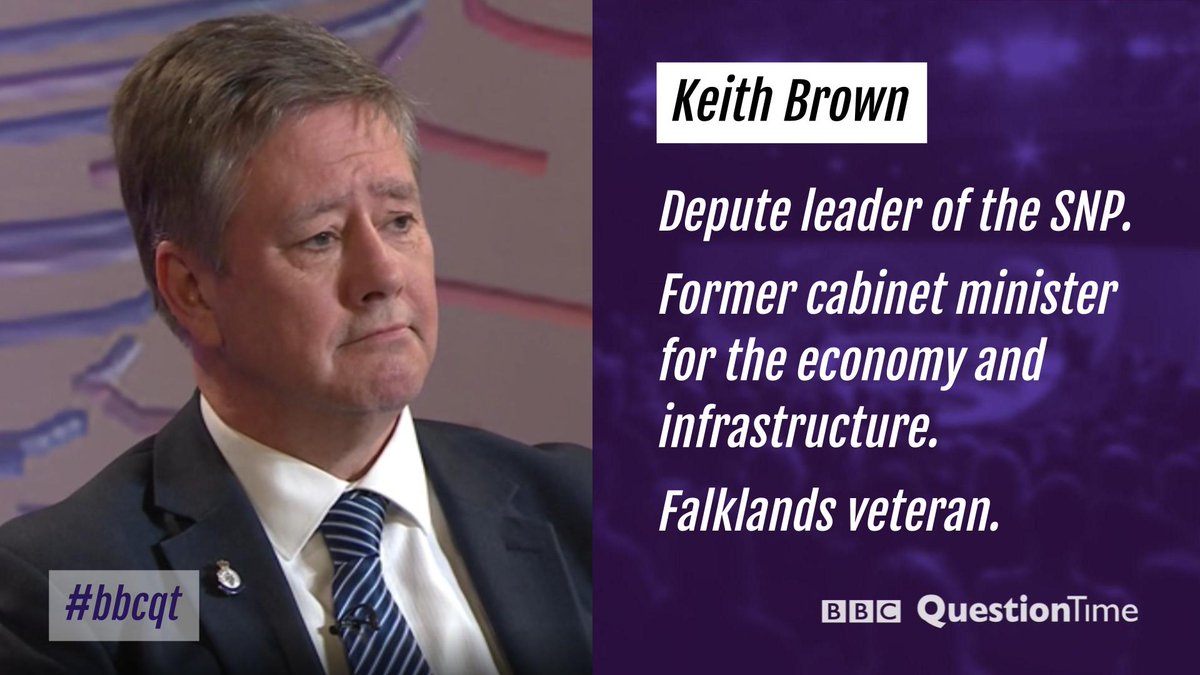 The SNP’s  @KeithBrownSNP is on the panel  #bbcqt