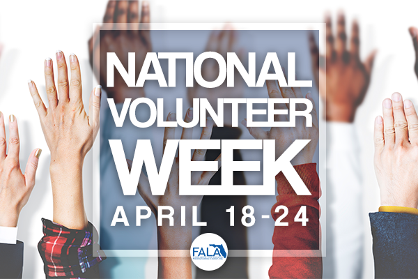 FALASOURCE's tweet photo. #HappyVolunteerWeek! A huge shout out to all the volunteers that help our Florida Seniors in communities across the state! https://t.co/p4mlsDBoPT
