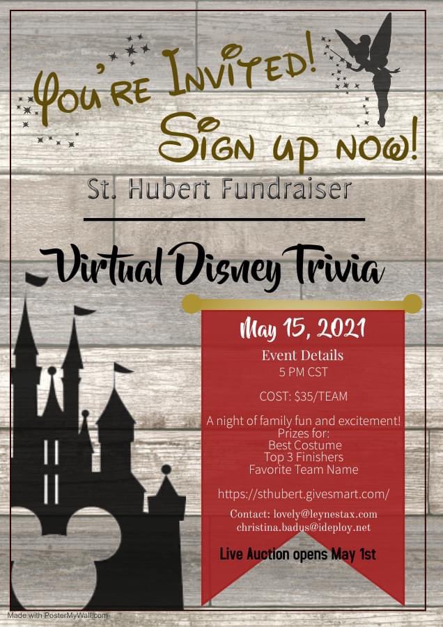 Sign Up Today by Visiting: https://t.co/UgtOgALKIE

All are invited to this Virtual Trivia Night! Share with family, friends, neighbors, and co-workers! https://t.co/SsnLGYmngx