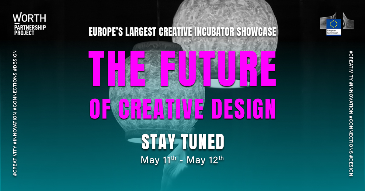 Save the date! On May 11th and 12th, we will host a 2-day event dedicated to the future of #fashion and #design. We will guide you to discover how global challenges and the key solutions by designers and SMEs converge around the most current topics. Stay tuned to discover more!
