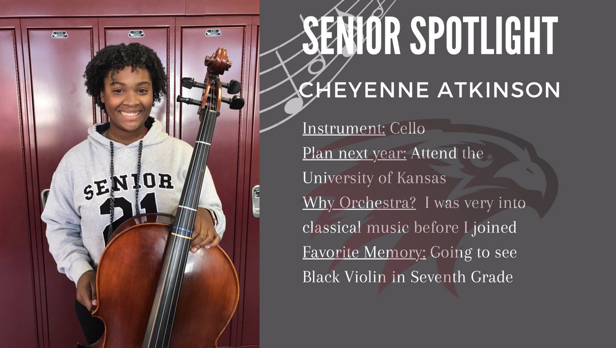 Time to feature our second senior! Can’t wait to see what Cheyenne continues to do! <a href="/vanhornfalcons/">Chris Corrie</a> <a href="/Vanhorn_falcons/">Van Horn High School</a> #isdstrong #orchestrarocks
