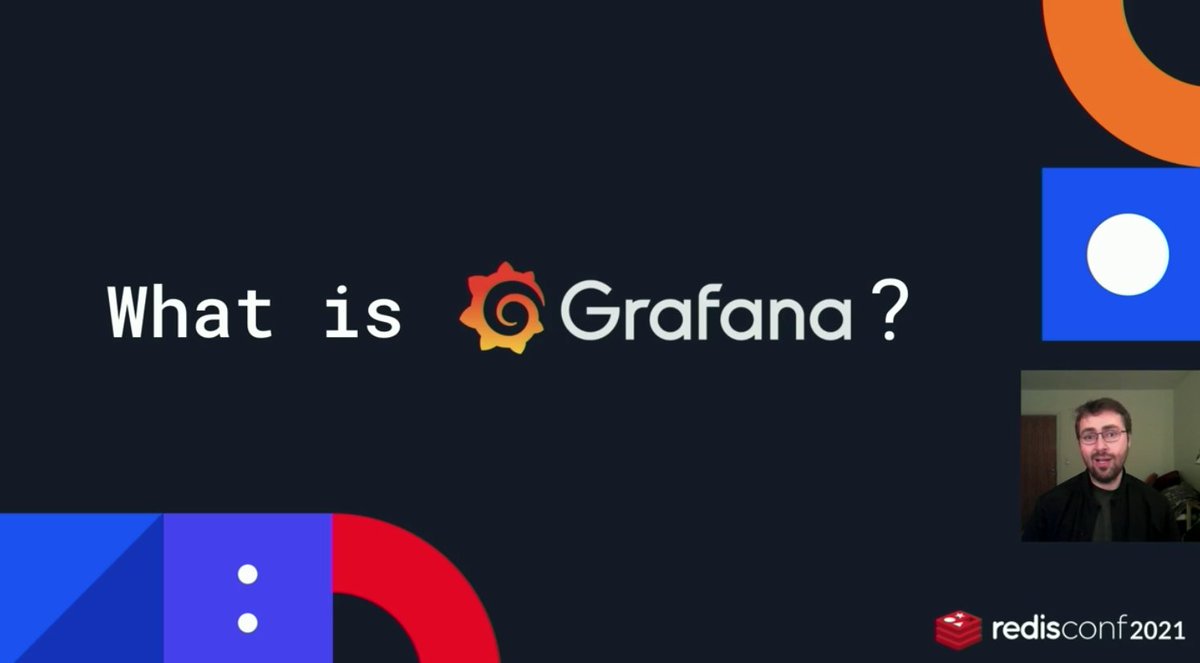 mikhailvolkov's tweet image. &quot;What is @grafana?&quot; live now at #RedisConf2021: redisconf.com/redisconf21/mo…