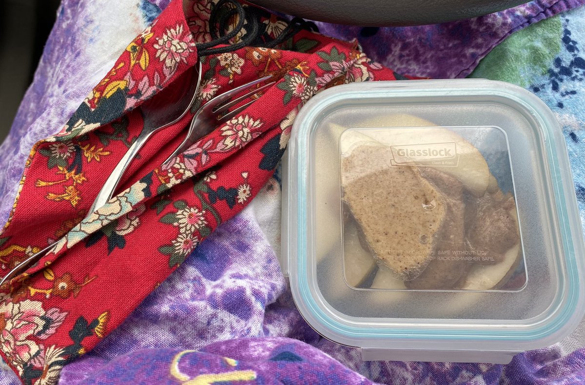 I missed #trashfreetuesday yesterday, so here’s a picture of today’s trash free lunch! #APSGreen <a href="/LeonbergerTJMS/">Ms. Leonberger</a>