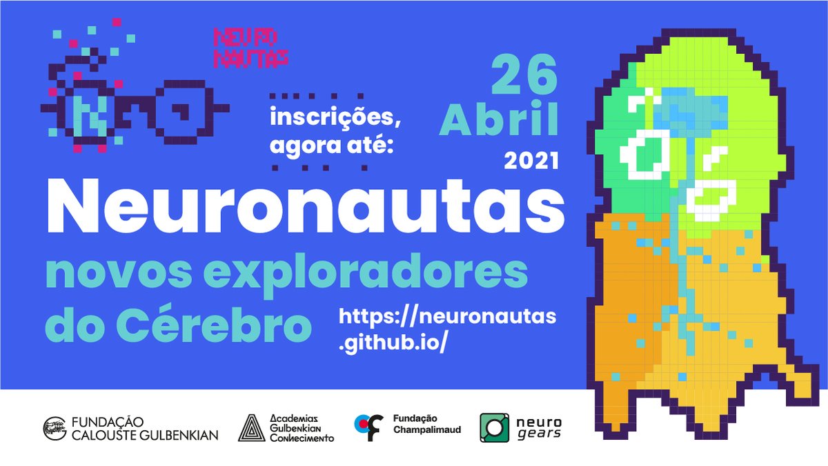 ChampalimaudResearch (@neuro_cf) on Twitter photo A few days left to apply to our #field #neuroscience #academy for 10th graders Neuronautas! Apply here until April 26th: neuronautas.github.io
<a href="/ChampalimaudF/">ChampalimaudF</a> <a href="/FCGulbenkian/">Fundação Calouste Gulbenkian</a> <a href="/neurogears/">NeuroGEARS</a> <a href="/taunbot/">Dr. 단비 (Danbee) Tauntaun Kim, PhD 🇰🇷🏳️🌈🧠🐙🤸</a> A few days left to apply to our #field #neuroscience #academy for 10th graders Neuronautas! Apply here until April 26th: neuronautas.github.io
<a href="/ChampalimaudF/">ChampalimaudF</a> <a href="/FCGulbenkian/">Fundação Calouste Gulbenkian</a> <a href="/neurogears/">NeuroGEARS</a> <a href="/taunbot/">Dr. 단비 (Danbee) Tauntaun Kim, PhD 🇰🇷🏳️🌈🧠🐙🤸</a>