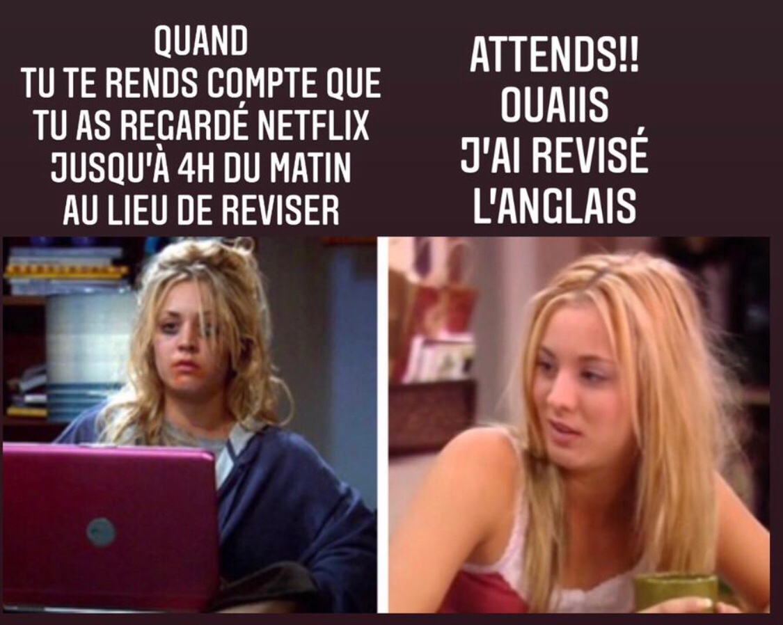ficheben's tweet photo. Ca vous est arrivé ?
#DCG #Dcg2021 #etudiants #netflix #Lycees #Universite https://t.co/tp8bjaRYIo