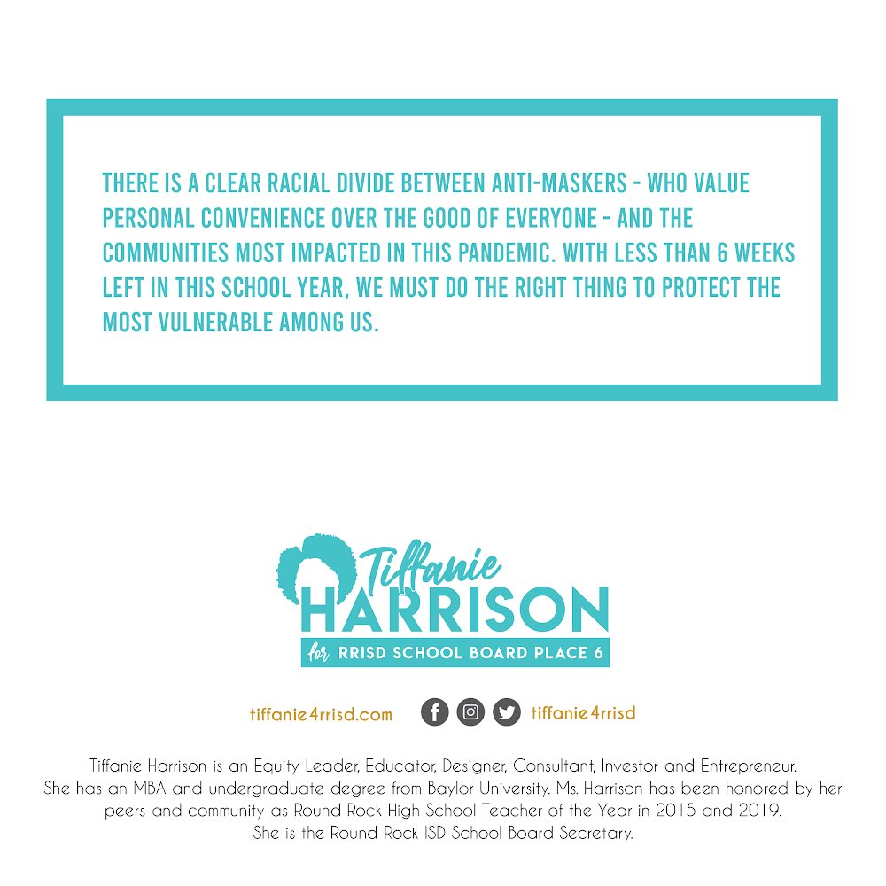 Tiffanie Harrison for RRISD School Board Place 6 tweet media
