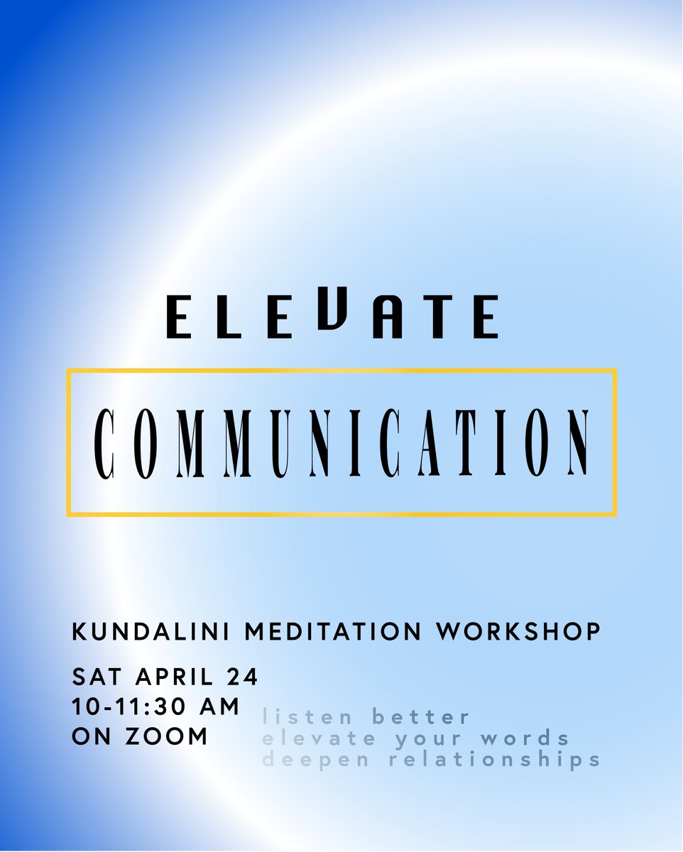 LauraRod1973's tweet image. Whether you're spending 24/7 with the same person right now or connecting with friends all over the world, communication has the power to deepen our relationships. 

Let's Elevate our Communication this Saturday: laurakidd.ca/workshops/p/el…