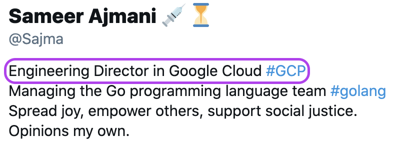 Sameer Ajmani tweet media