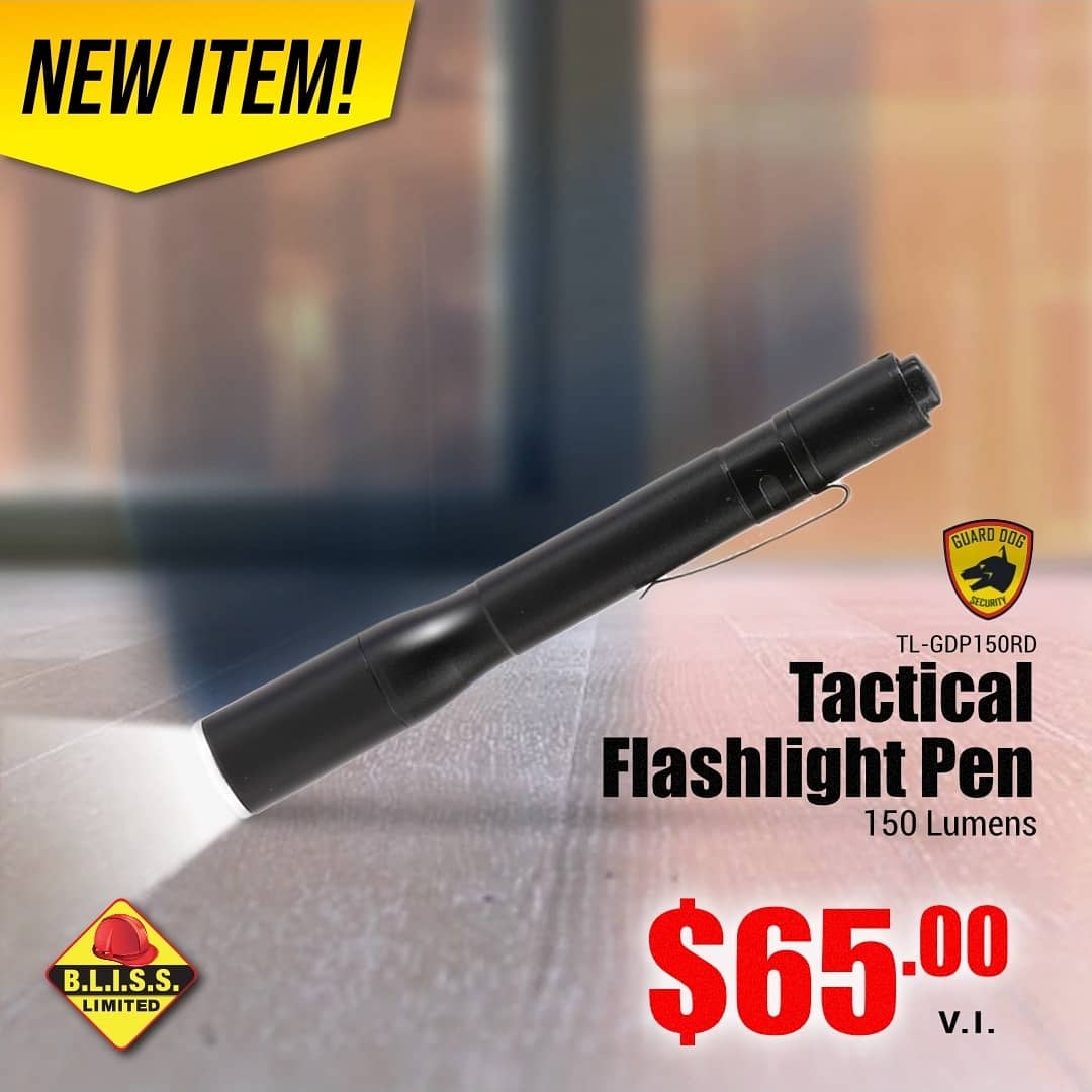 blisssafety's tweet photo. PenPoint - Tactical Flashlight Pen - $65.00
#blisssafetystore #blisslimited #trinidad #safetystore #safetyfirst #hse #training #safetytips #healthandsafety #industrialsafety  #flashlight #tactical #tacticalgear #tactforce #guarddogsecurity #penpoint #flashlightpen #penlight https://t.co/EC5S3ccAZr