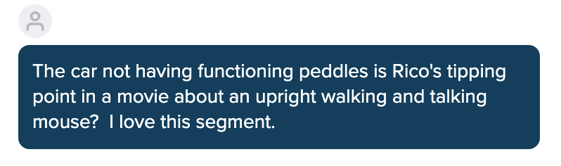 TicketTexts's tweet image. .@RadioRicoAC has very specific takes on 'Stuart Little'